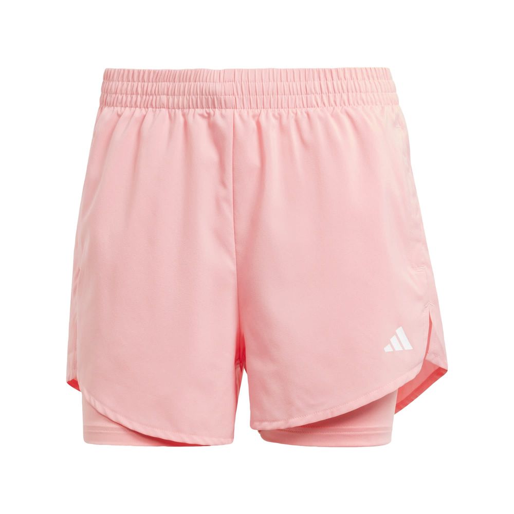 Foto 1 | Shorts Aeroready 2 En 1 Adidas Rosa Mujer