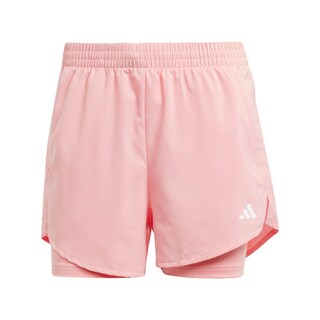 Foto 1 | Shorts Aeroready 2 En 1 Adidas Rosa Mujer