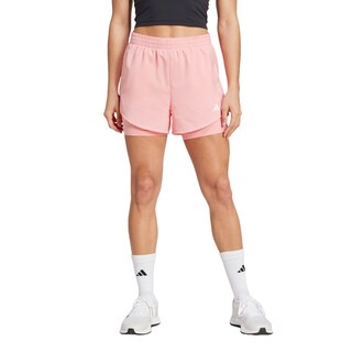Foto 2 | Shorts Aeroready 2 En 1 Adidas Rosa Mujer