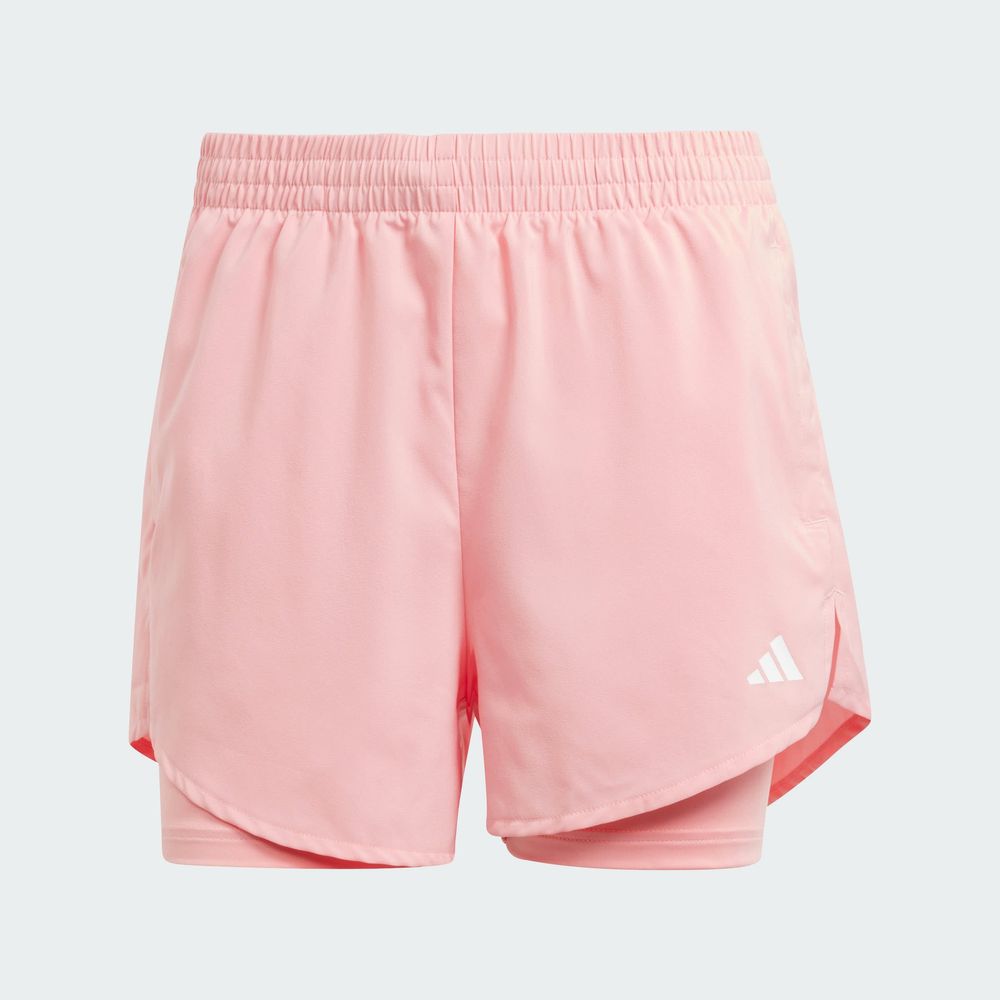 Foto 3 | Shorts Aeroready 2 En 1 Adidas Rosa Mujer