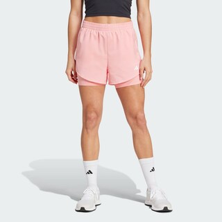 Foto 4 | Shorts Aeroready 2 En 1 Adidas Rosa Mujer