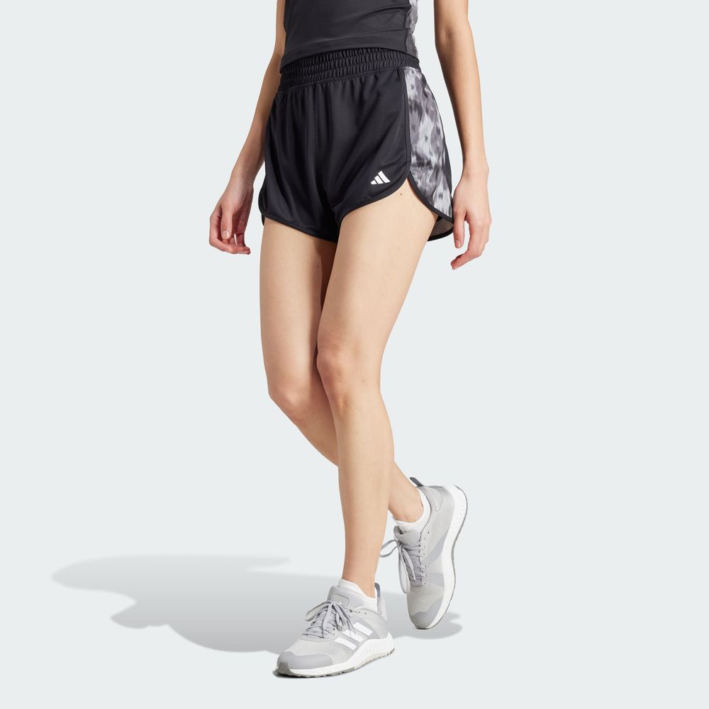 Foto 5 pulgar | Shorts Pacer Training Essentials Tejidos Con Estampado De Flores Tie-dye Adidas Negro Mujer