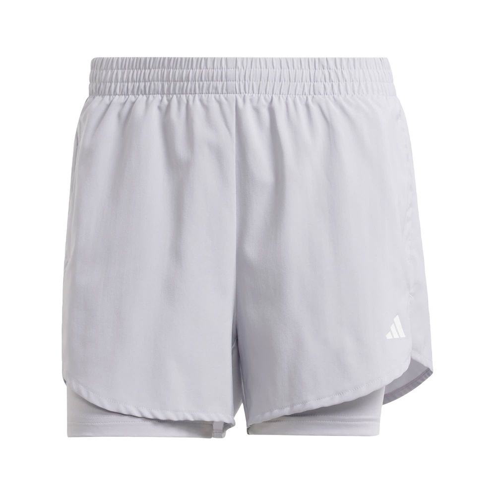 Foto 1 | Shorts Aeroready 2 En 1 Adidas Gris Mujer