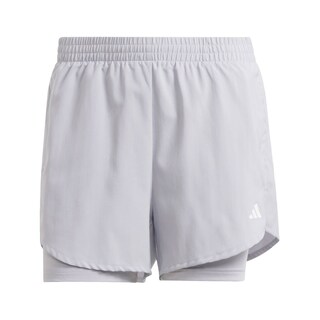 Foto 1 | Shorts Aeroready 2 En 1 Adidas Gris Mujer