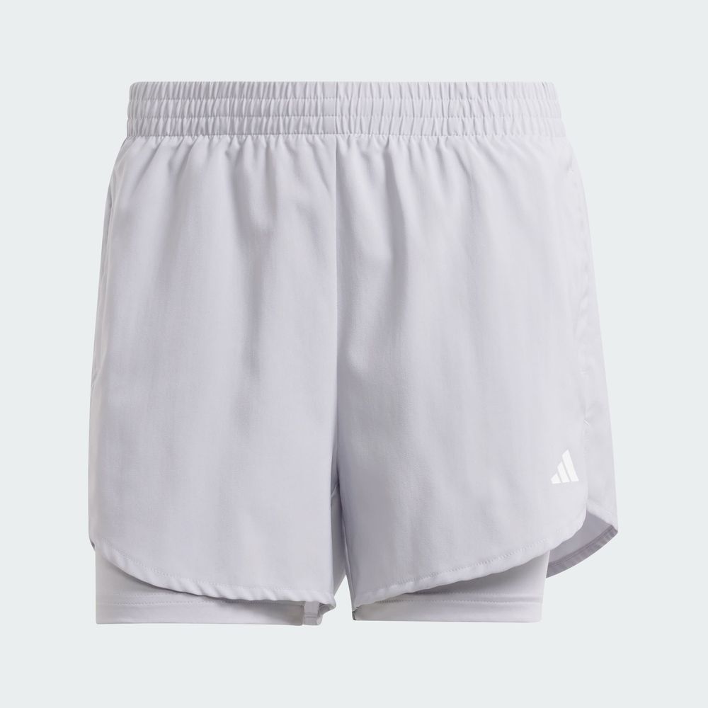 Foto 4 pulgar | Shorts Aeroready 2 En 1 Adidas Gris Mujer