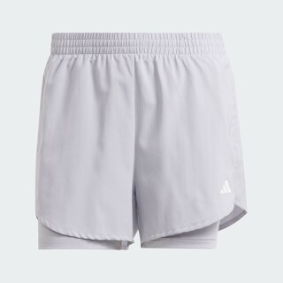 Foto 3 | Shorts Aeroready 2 En 1 Adidas Gris Mujer