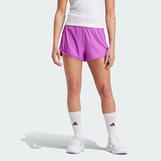 Foto 4 | Shorts Pacer All Gym Seasonal Rib Corte Alto 3 Franjas Adidas Violeta Mujer