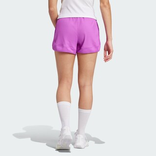 Foto 5 | Shorts Pacer All Gym Seasonal Rib Corte Alto 3 Franjas Adidas Violeta Mujer
