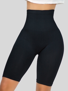 Foto 5 | Short Deportivo o Casual de Tiro Extra Alto Estilo Push Up Negro para Mujer