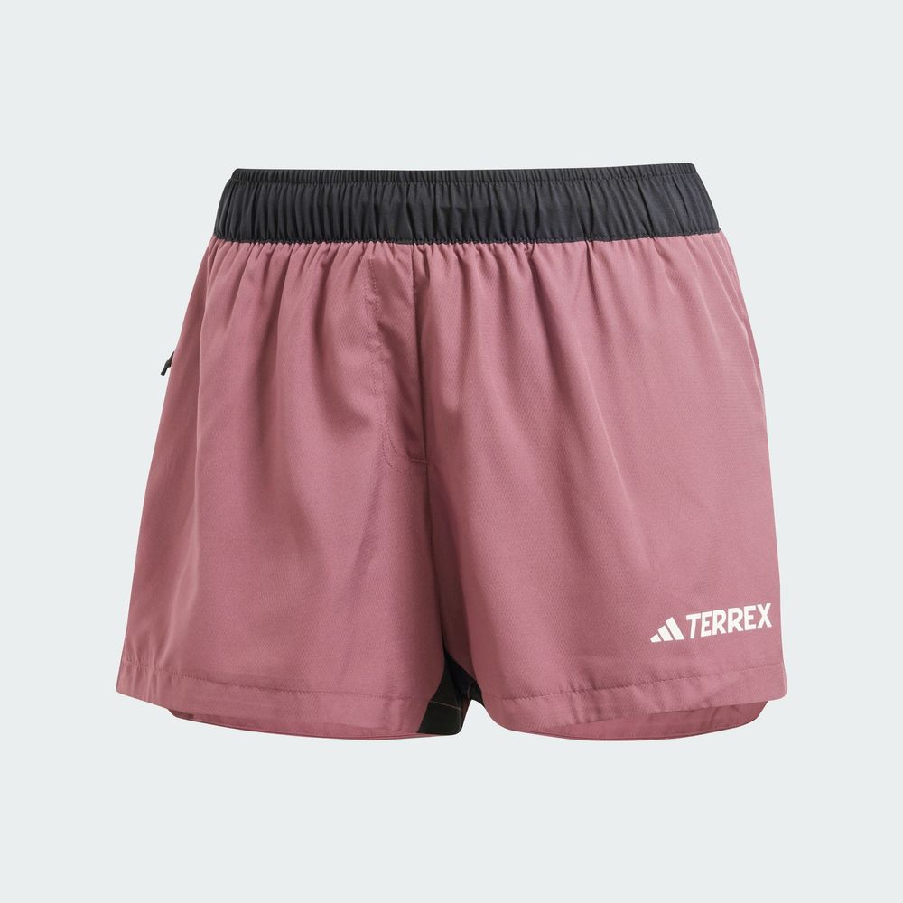 Foto 4 pulgar | Shorts de Trail Running Terrex Multi Adidas Granate para Mujer