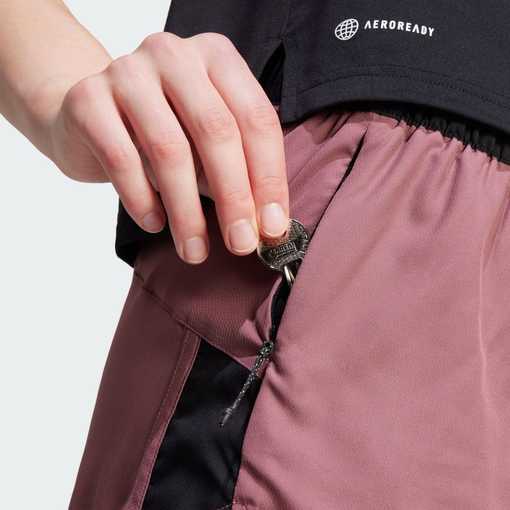 Foto 8 pulgar | Shorts de Trail Running Terrex Multi Adidas Granate para Mujer