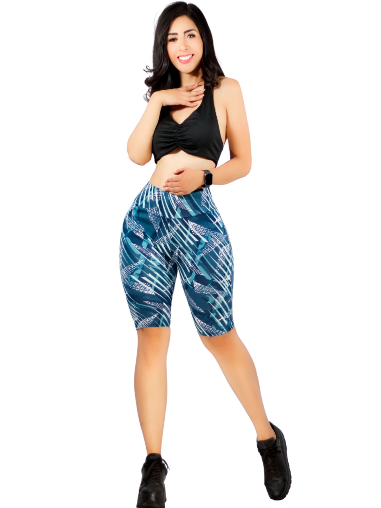 Foto 2 pulgar | Biker Short Mujer Shores Sh-039-2-d6 Color Rosa Deportivos Dama Chores Gym