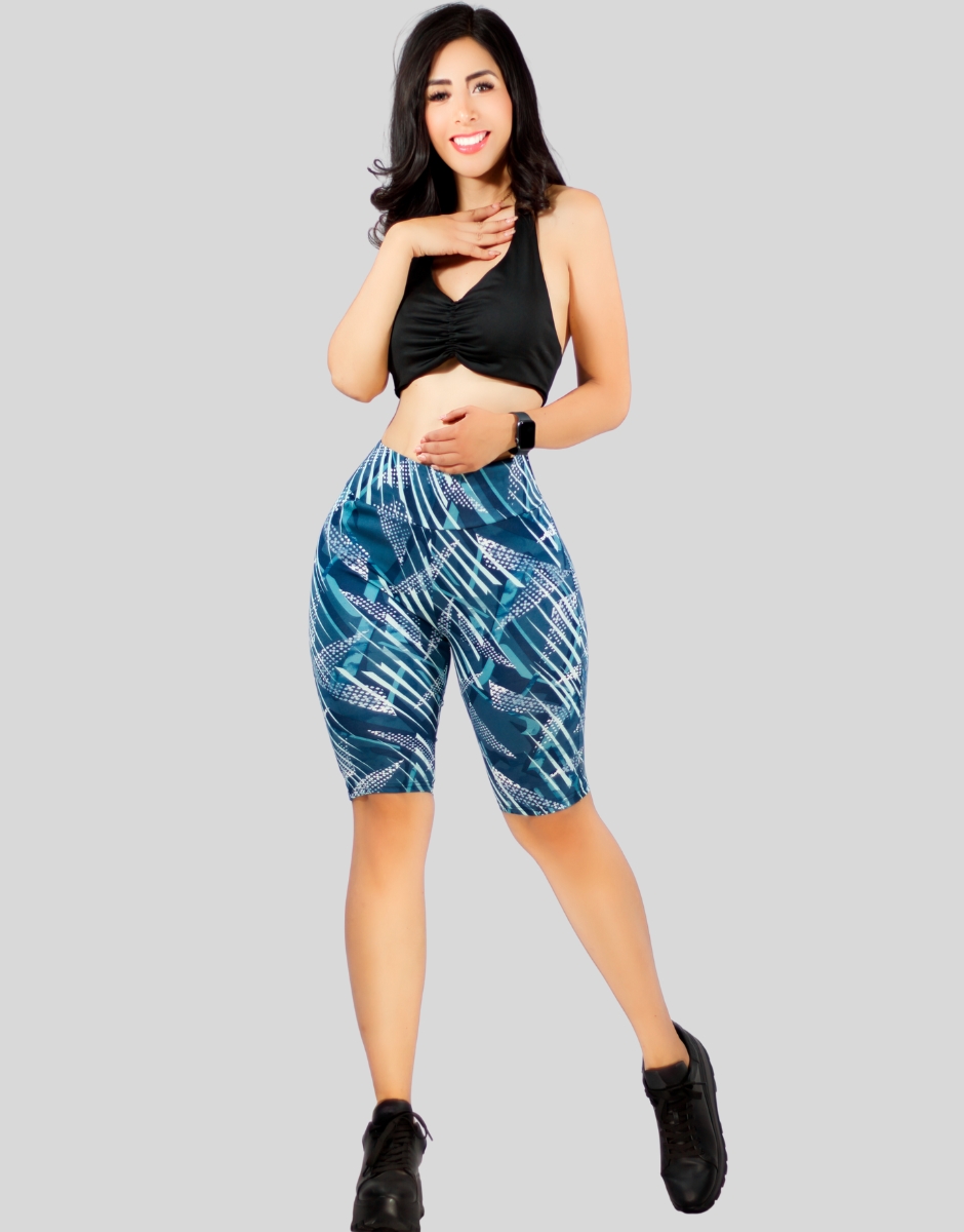 Foto 3 pulgar | Biker Short Mujer Shores Sh-039-2-d6 Color Rosa Deportivos Dama Chores Gym