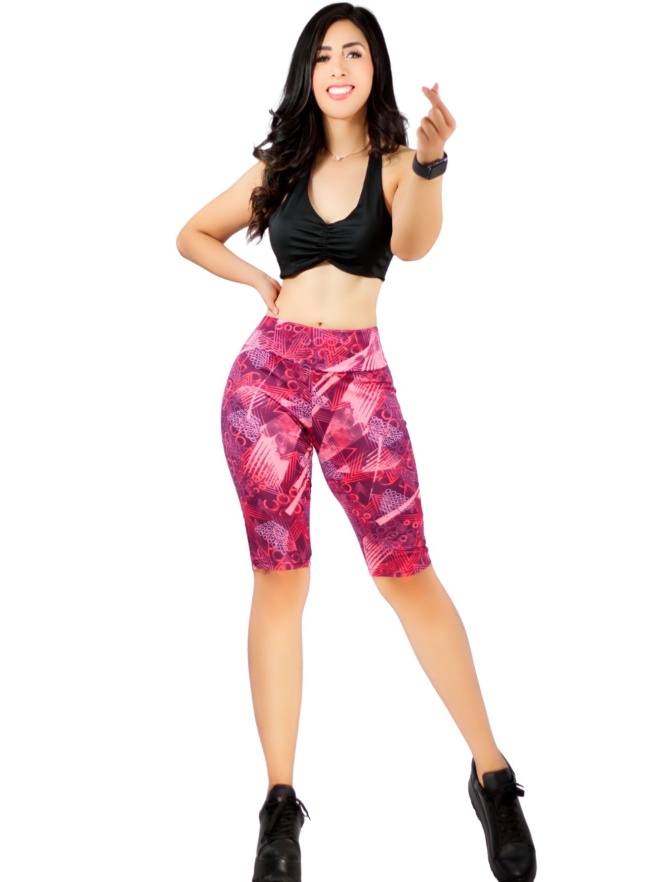 Foto 2 pulgar | Biker Short Mujer Shores Sh-039-2-d4 Color Azul Deportivos Dama Chores Gym