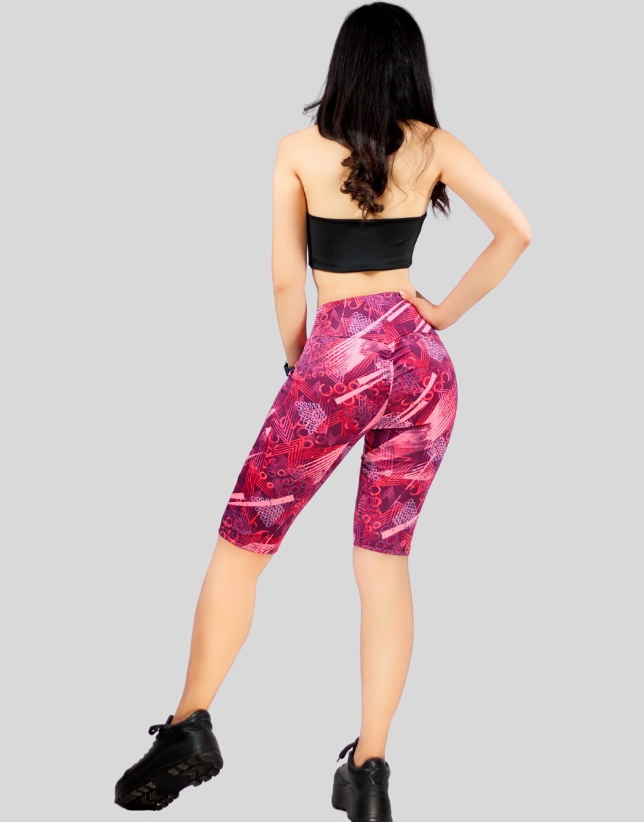 Foto 5 pulgar | Biker Short Mujer Shores Sh-039-2-d4 Color Azul Deportivos Dama Chores Gym