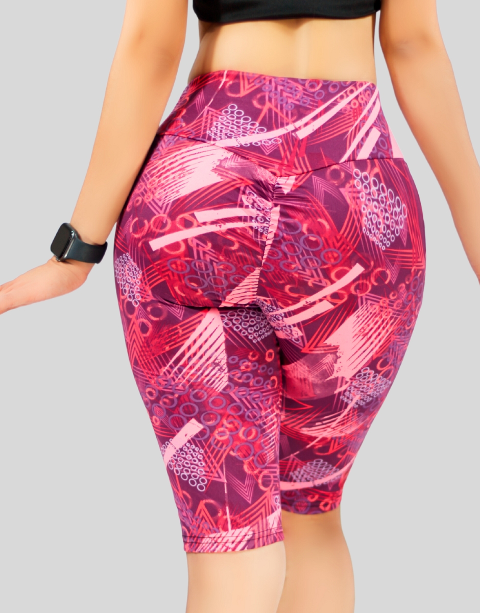 Foto 7 pulgar | Biker Short Mujer Shores Sh-039-2-d4 Color Azul Deportivos Dama Chores Gym