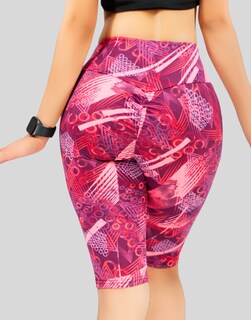 Foto 6 | Biker Short Mujer Shores Sh-039-2-d4 Color Azul Deportivos Dama Chores Gym