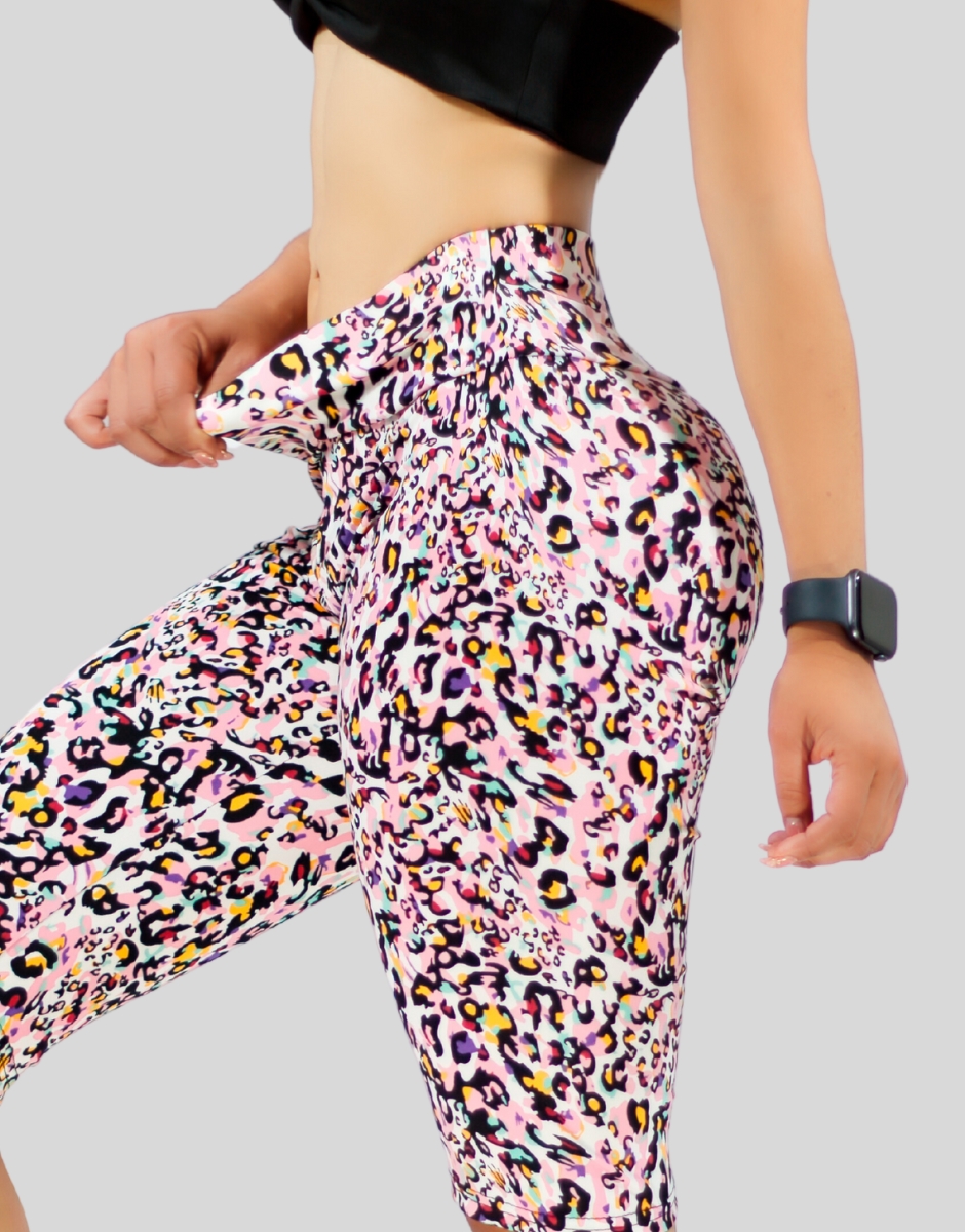 Foto 8 pulgar | Set De 2 Biker Short Mujer Shores Sh-039-2-px2-d5/d6 Deportivos Dama Chores Gym