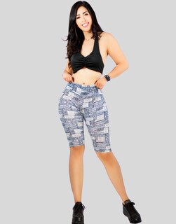 Foto 4 | Biker Short Mujer Shores Sh-039-2-d1 Color Gris Deportivos Dama Chores Gym