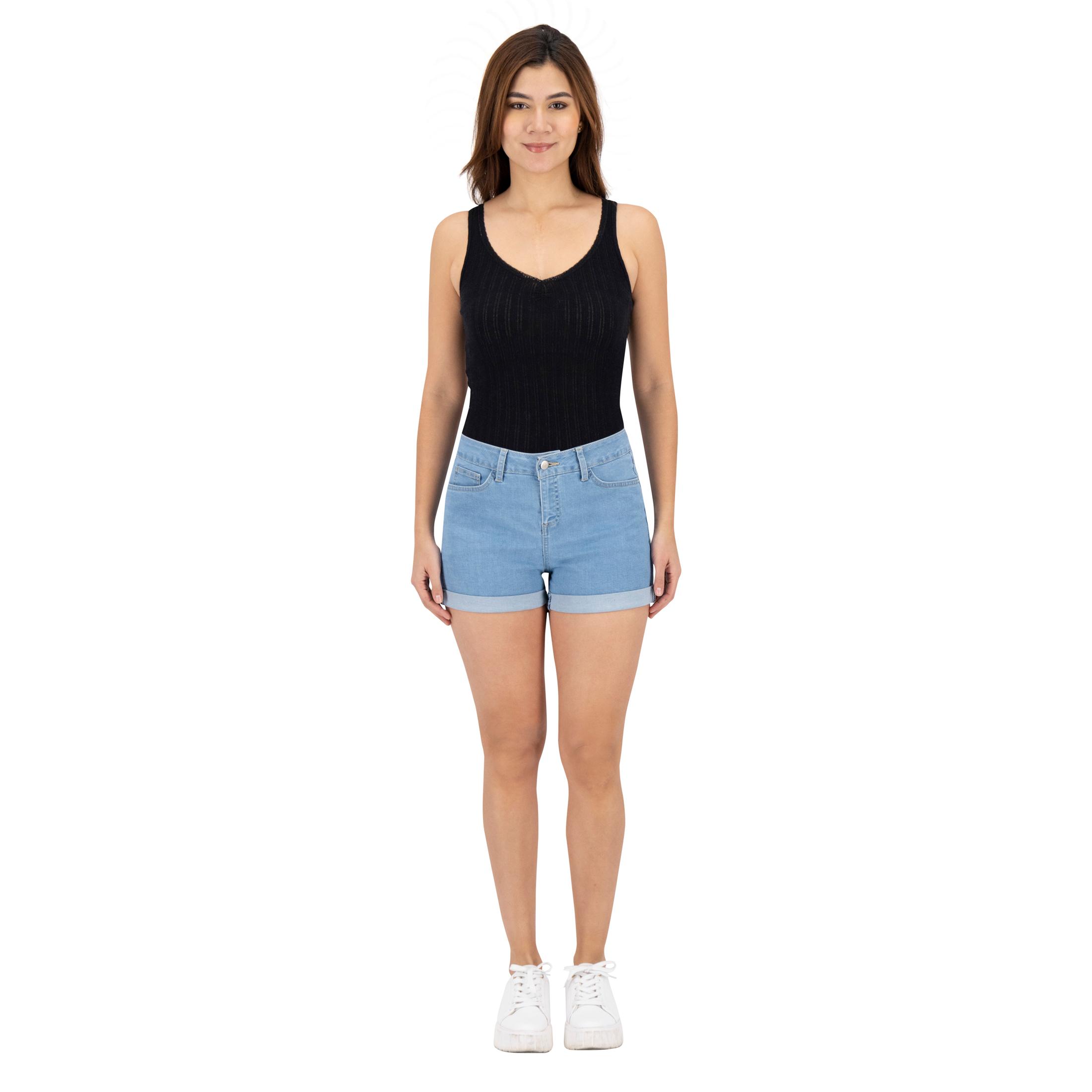 Foto 4 pulgar | Short Casual Britos Jeans Mujer Mezclilla Azul 024963