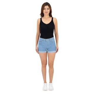 Foto 3 | Short Casual Britos Jeans Mujer Mezclilla Azul 024963