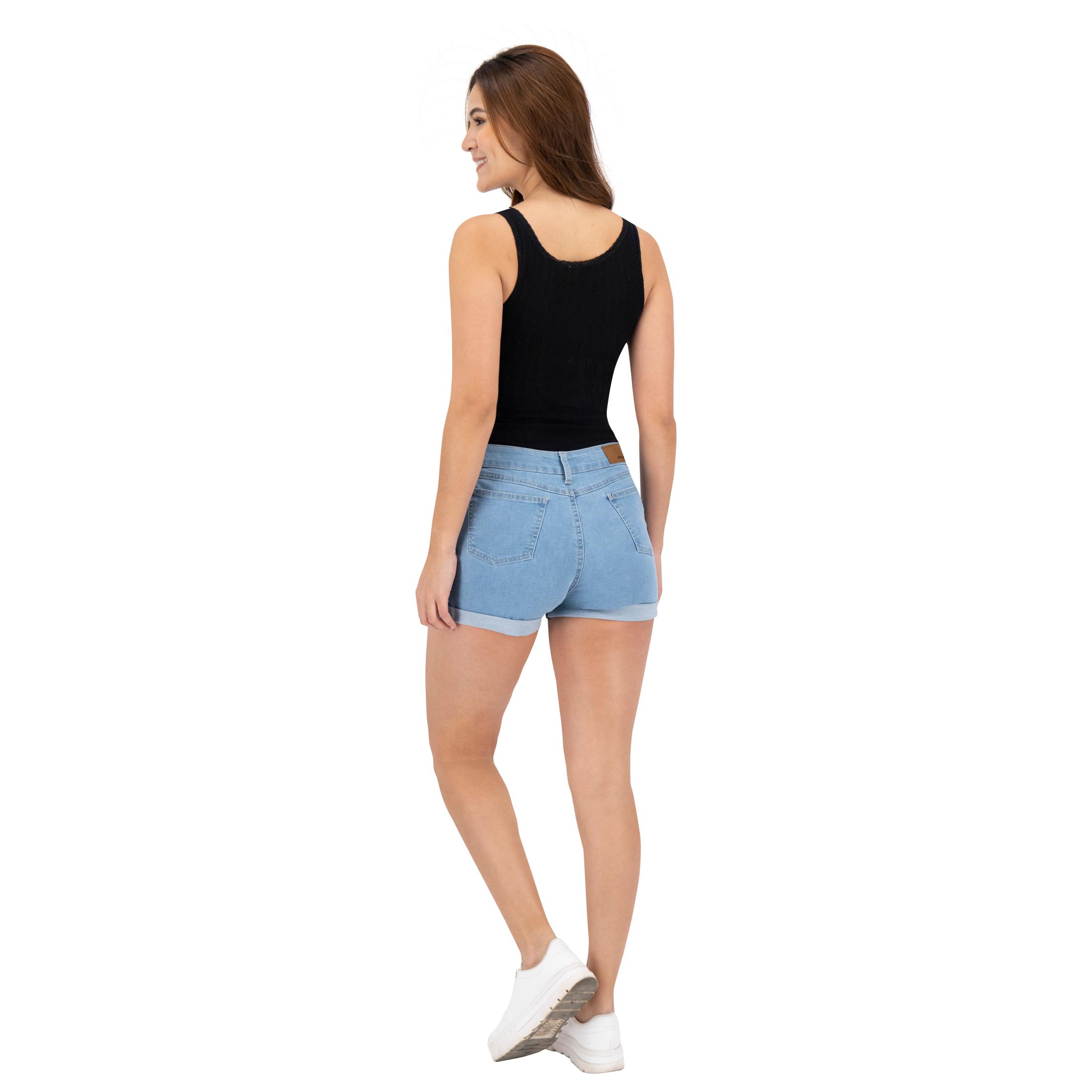 Foto 5 pulgar | Short Casual Britos Jeans Mujer Mezclilla Azul 024963