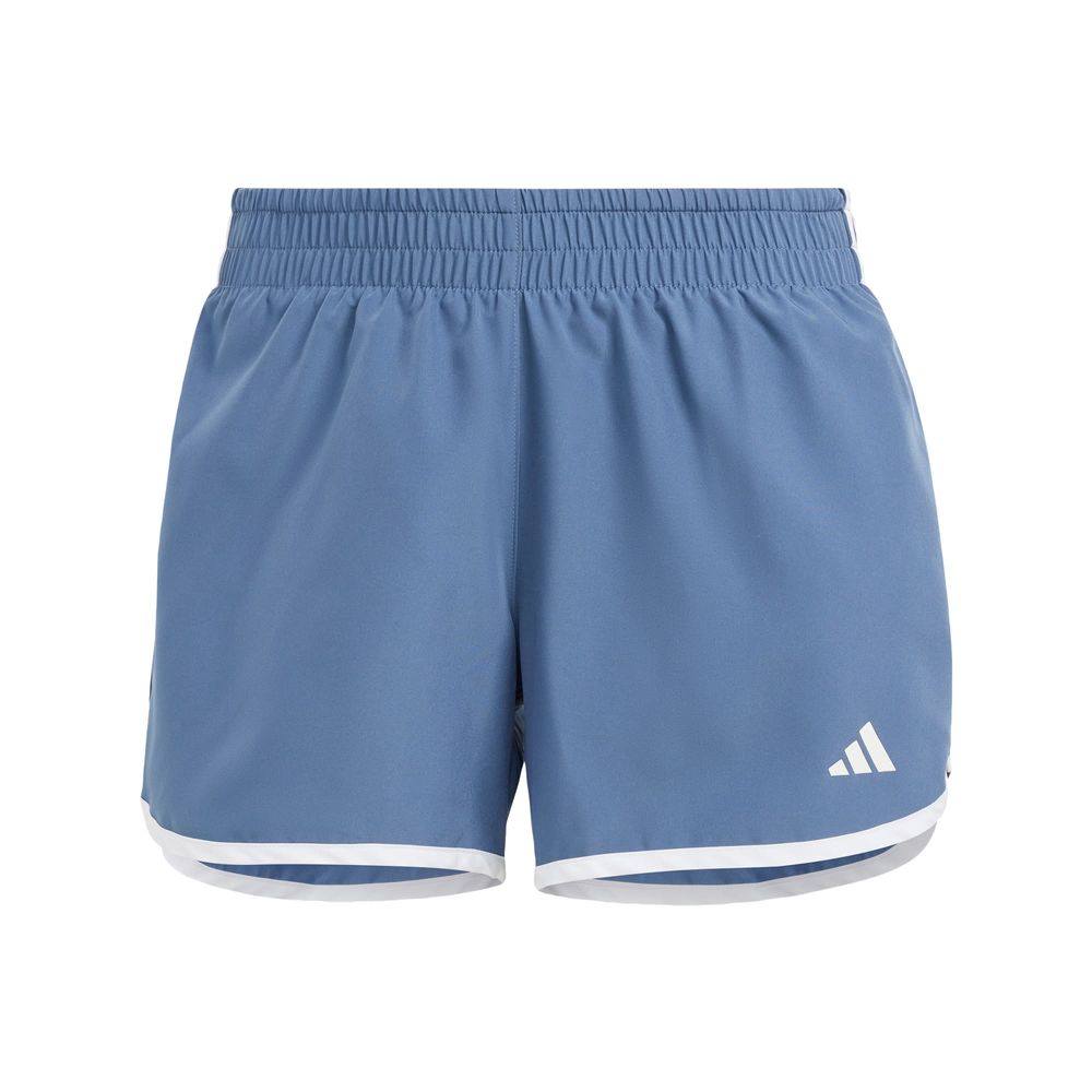 Foto 2 pulgar | Shorts De Running Marathon 20 Adidas Azul Mujer