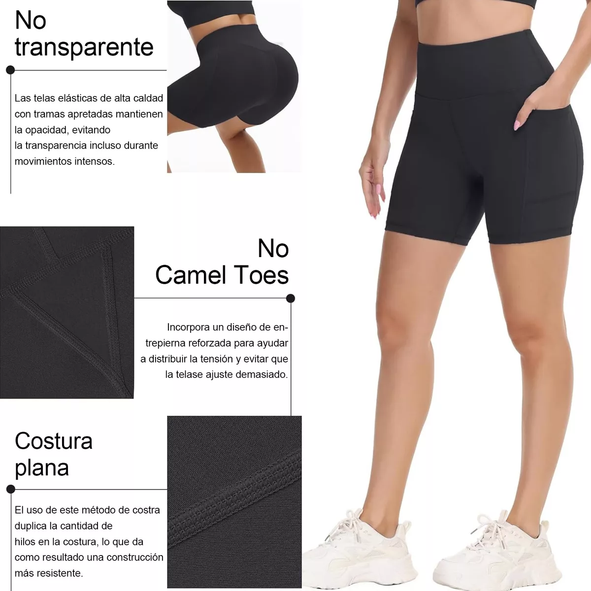 Foto 3 pulgar | Set 3pzs Licra Deportiva Gym Correr Bolsa Celular Talla M Eo Safe Imports Esi-14922 Multicolor