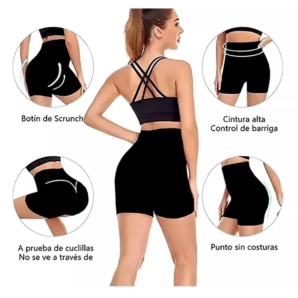 Foto 4 pulgar | Set 3pzs Licra Deportiva Gym Correr Bolsa Celular Talla M Eo Safe Imports Esi-14922 Multicolor