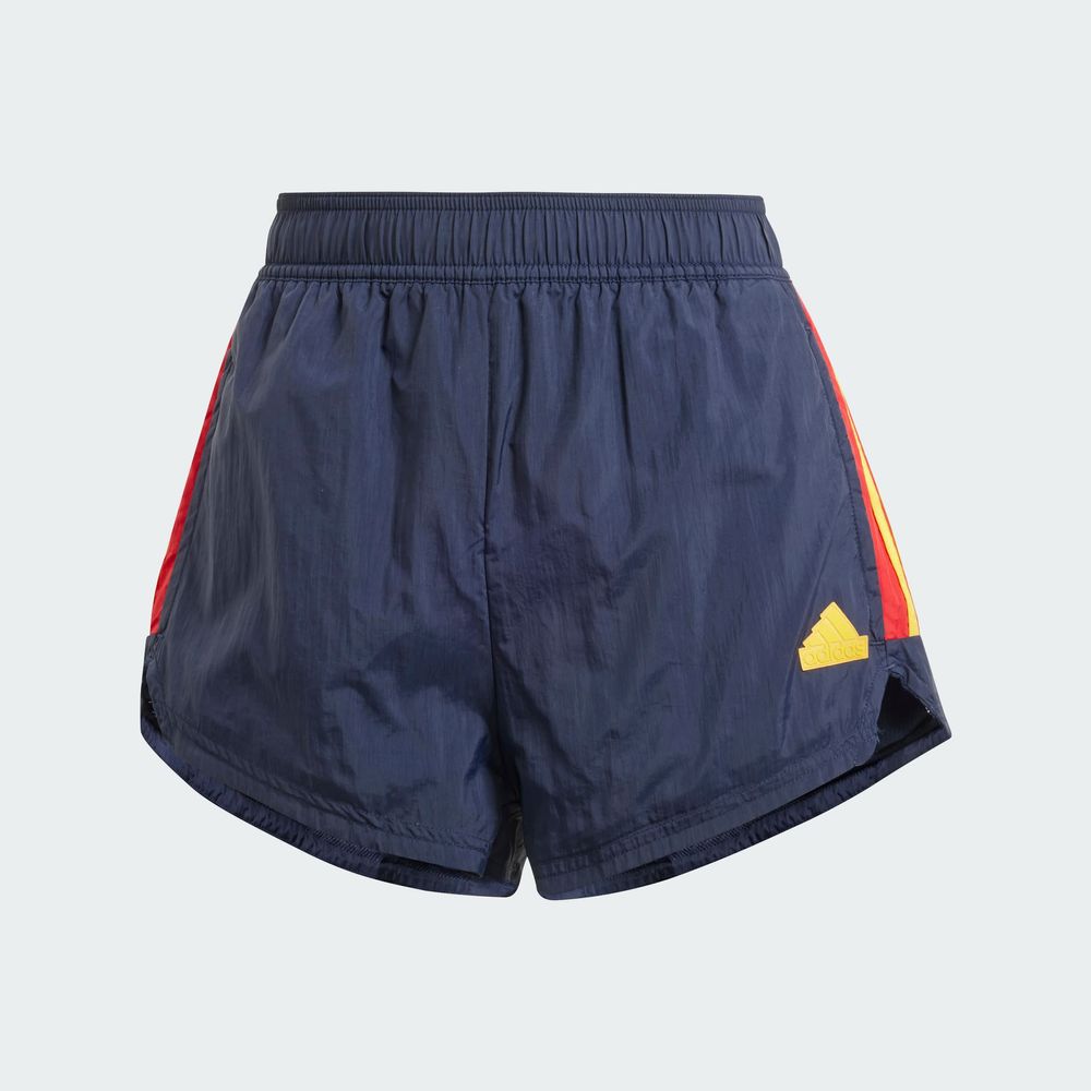 Foto 4 pulgar | Shorts Tiro Cut 3 Franjas Summer Adidas Azul Mujer