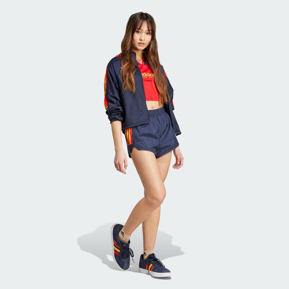 Foto 7 pulgar | Shorts Tiro Cut 3 Franjas Summer Adidas Azul Mujer