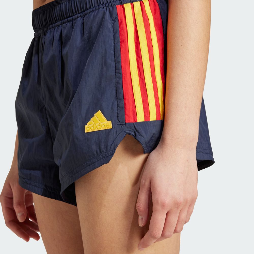 Foto 8 pulgar | Shorts Tiro Cut 3 Franjas Summer Adidas Azul Mujer
