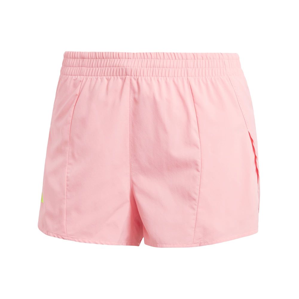 Foto 2 pulgar | Shorts De Running Adizero Essentials Split Adidas Rosa Mujer