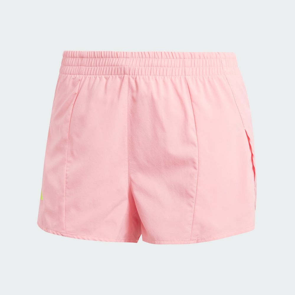 Foto 4 pulgar | Shorts De Running Adizero Essentials Split Adidas Rosa Mujer