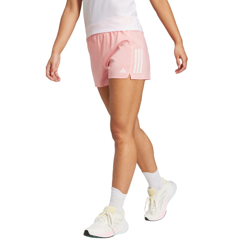 Foto 3 pulgar | Shorts Own The Run Adidas Rosa Mujer