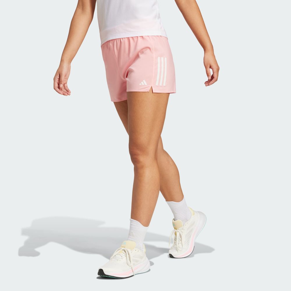 Foto 5 pulgar | Shorts Own The Run Adidas Rosa Mujer