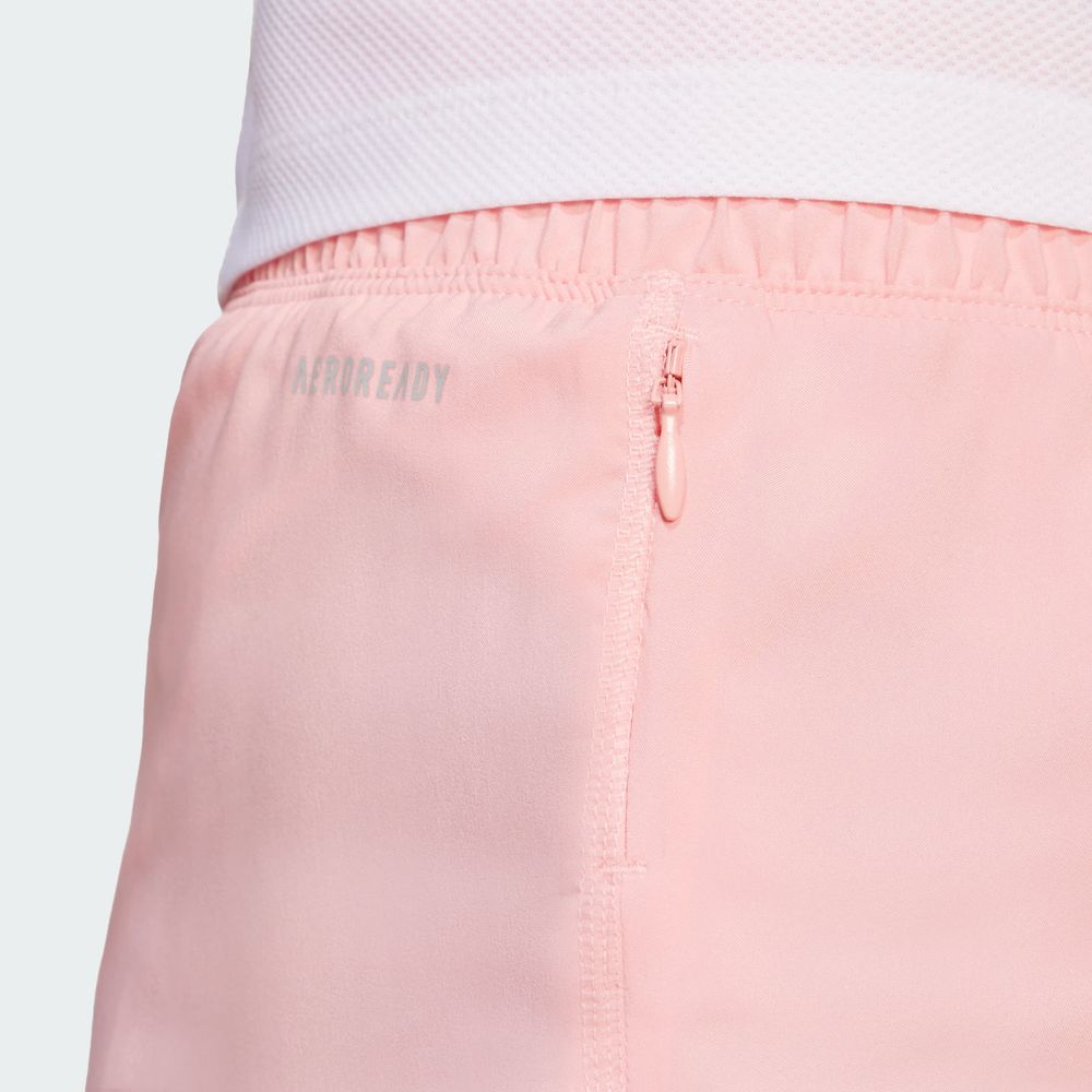 Foto 9 pulgar | Shorts Own The Run Adidas Rosa Mujer