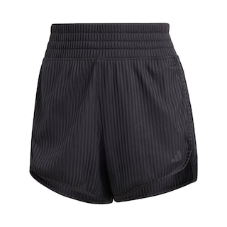 Foto 1 | Shorts Pacer All Gym Seasonal Rib Corte Alto 3 Franjas Adidas Negro Mujer