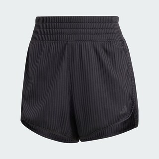 Foto 3 | Shorts Pacer All Gym Seasonal Rib Corte Alto 3 Franjas Adidas Negro Mujer
