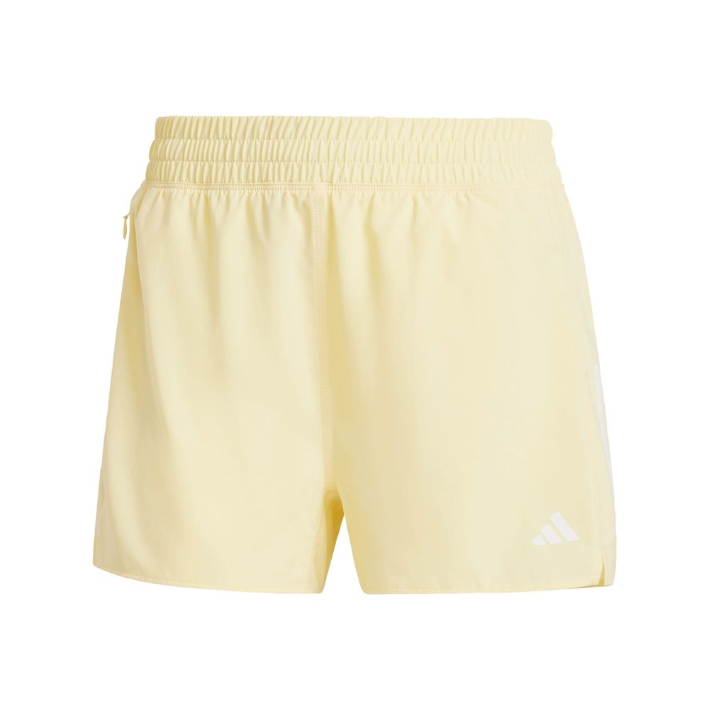 Foto 2 pulgar | Shorts Own The Run Adidas Amarillo Mujer