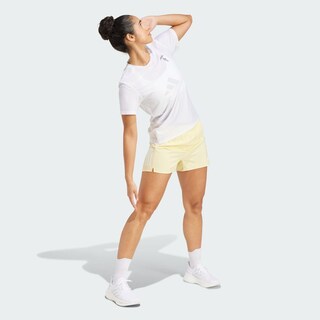 Foto 6 | Shorts Own The Run Adidas Amarillo Mujer