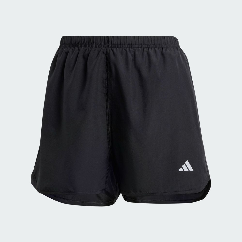 Foto 4 pulgar | Shorts Run It Adidas Negro Mujer
