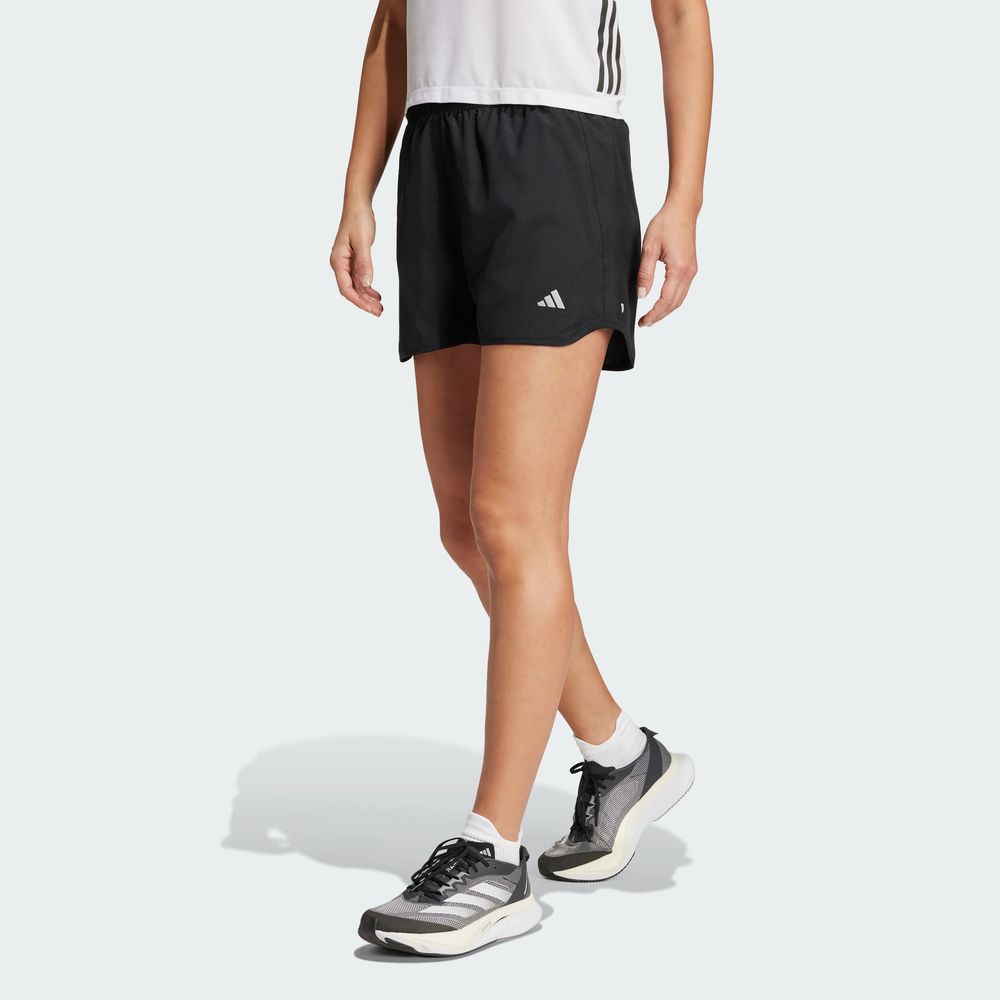 Foto 5 pulgar | Shorts Run It Adidas Negro Mujer