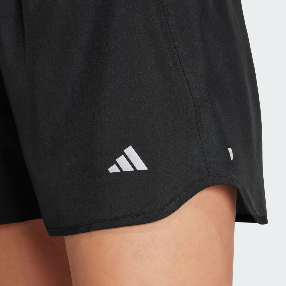 Foto 8 pulgar | Shorts Run It Adidas Negro Mujer