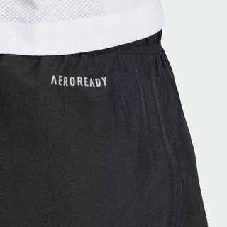 Foto 8 | Shorts Run It Adidas Negro Mujer
