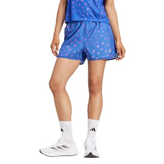 Foto 2 | Shorts Run It Aeroready Adidas Azul Mujer