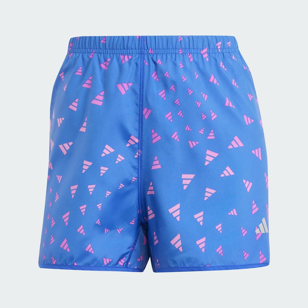 Foto 4 pulgar | Shorts Run It Aeroready Adidas Azul Mujer