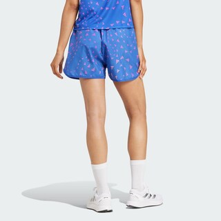 Foto 5 | Shorts Run It Aeroready Adidas Azul Mujer
