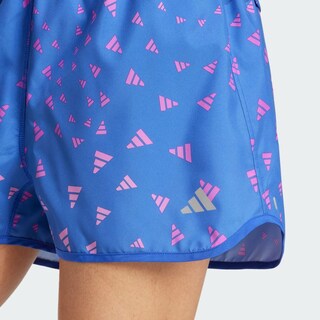 Foto 7 | Shorts Run It Aeroready Adidas Azul Mujer