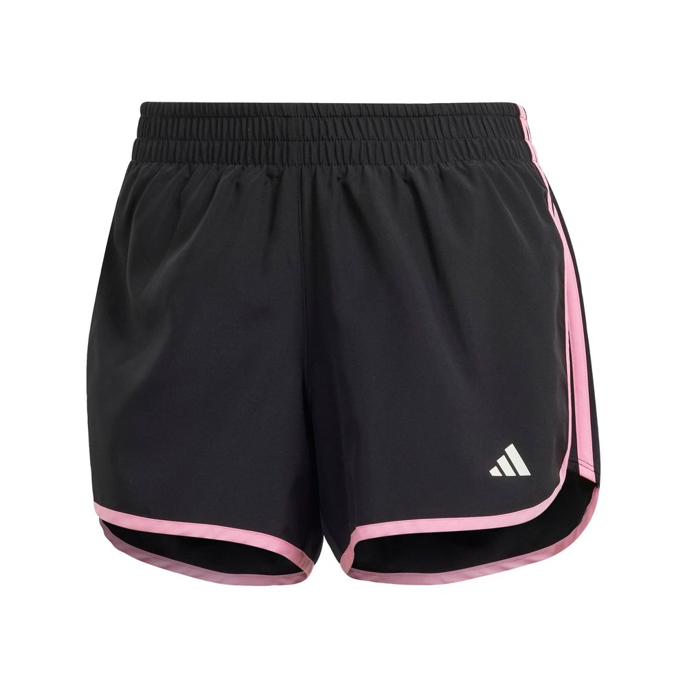 Foto 2 pulgar | Shorts De Running Marathon 20 Adidas Negro Mujer